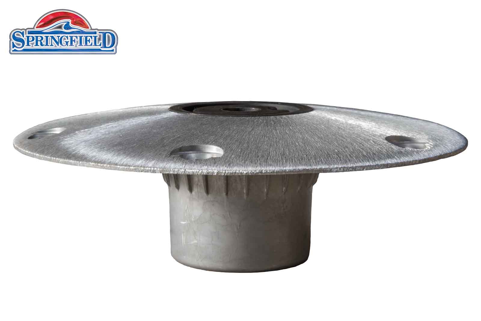 Springfield Marine Hi-Lo Einbaubodenplatte satiniert, Seitenprofil