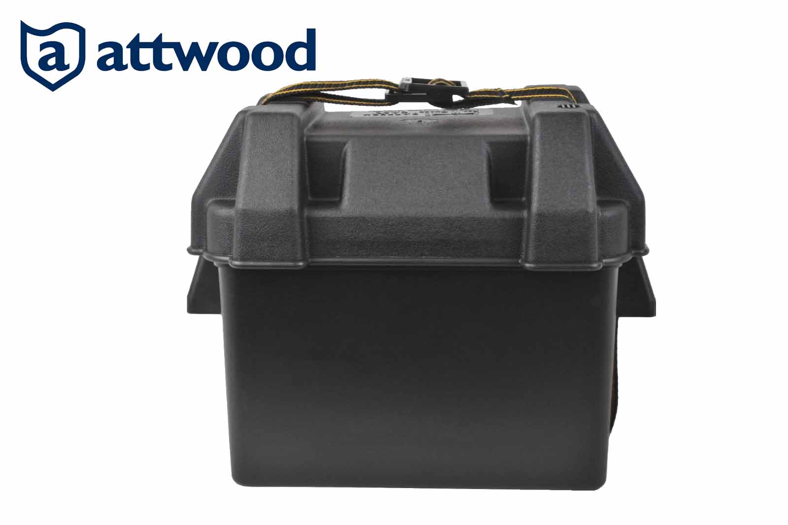 Attwood PowerGuard Batteriekasten U1 mit Gurtband – Vorderansicht