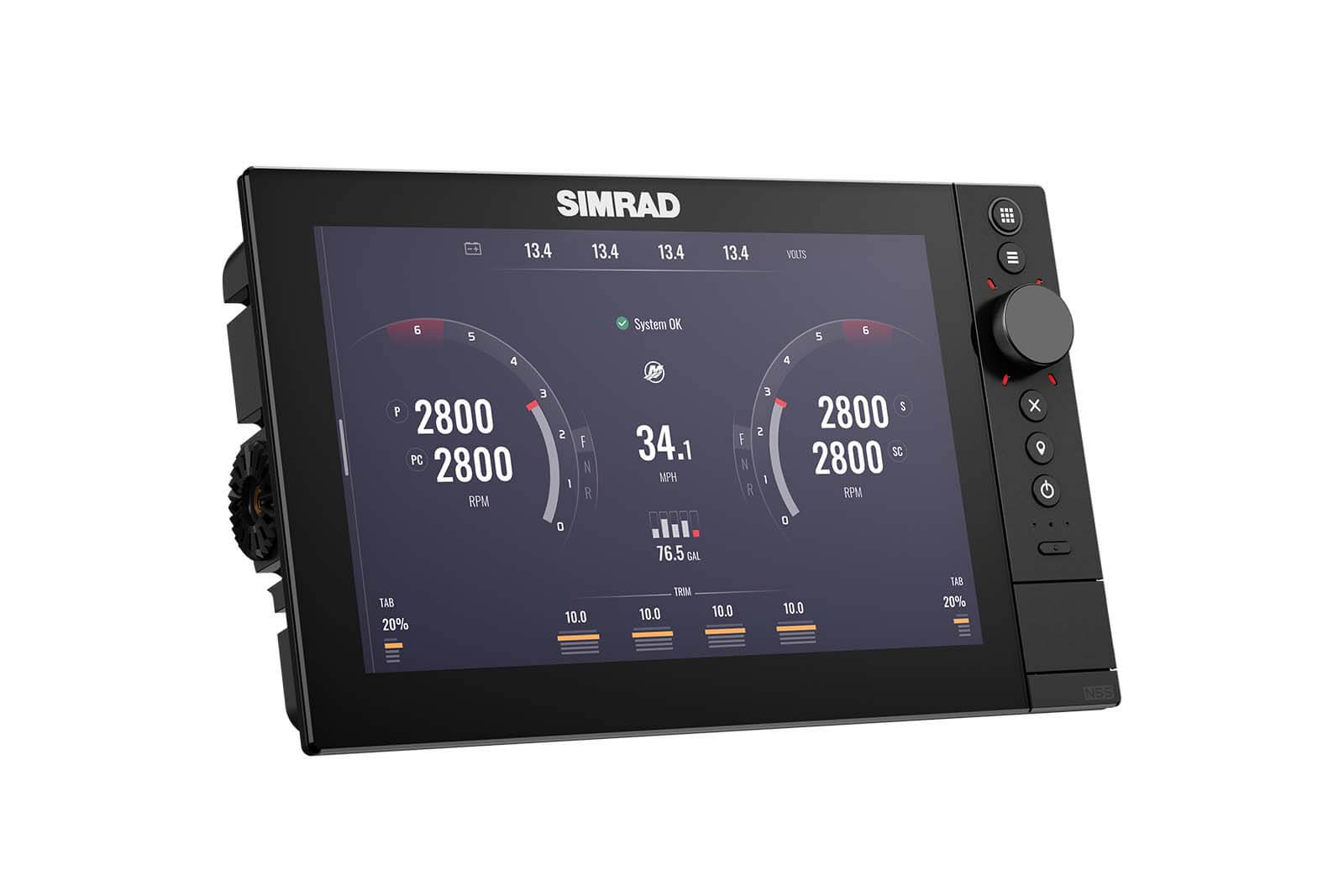 Simrad NSS 4 10-Zoll Kartenplotter ohne Sonar