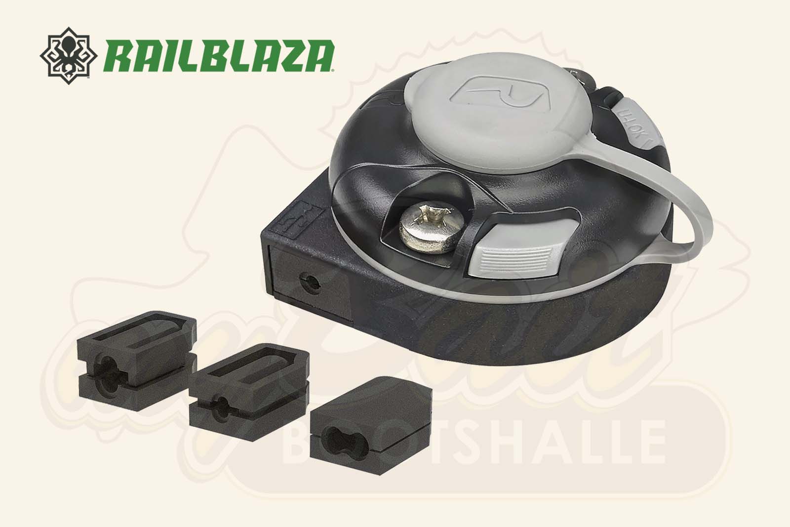 Railblaza Starport E-Serie mit Kabeldurchführung