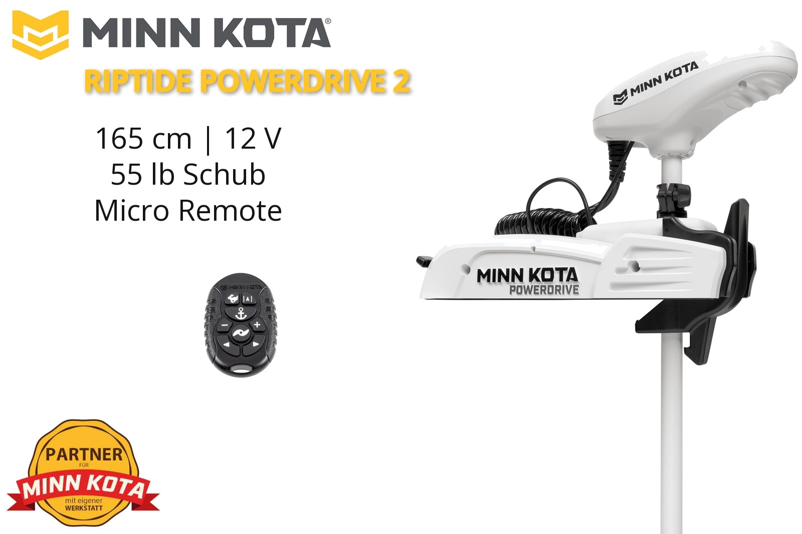 Minn Kota Riptide PowerDrive 2 Elektro-Bootsmotor
