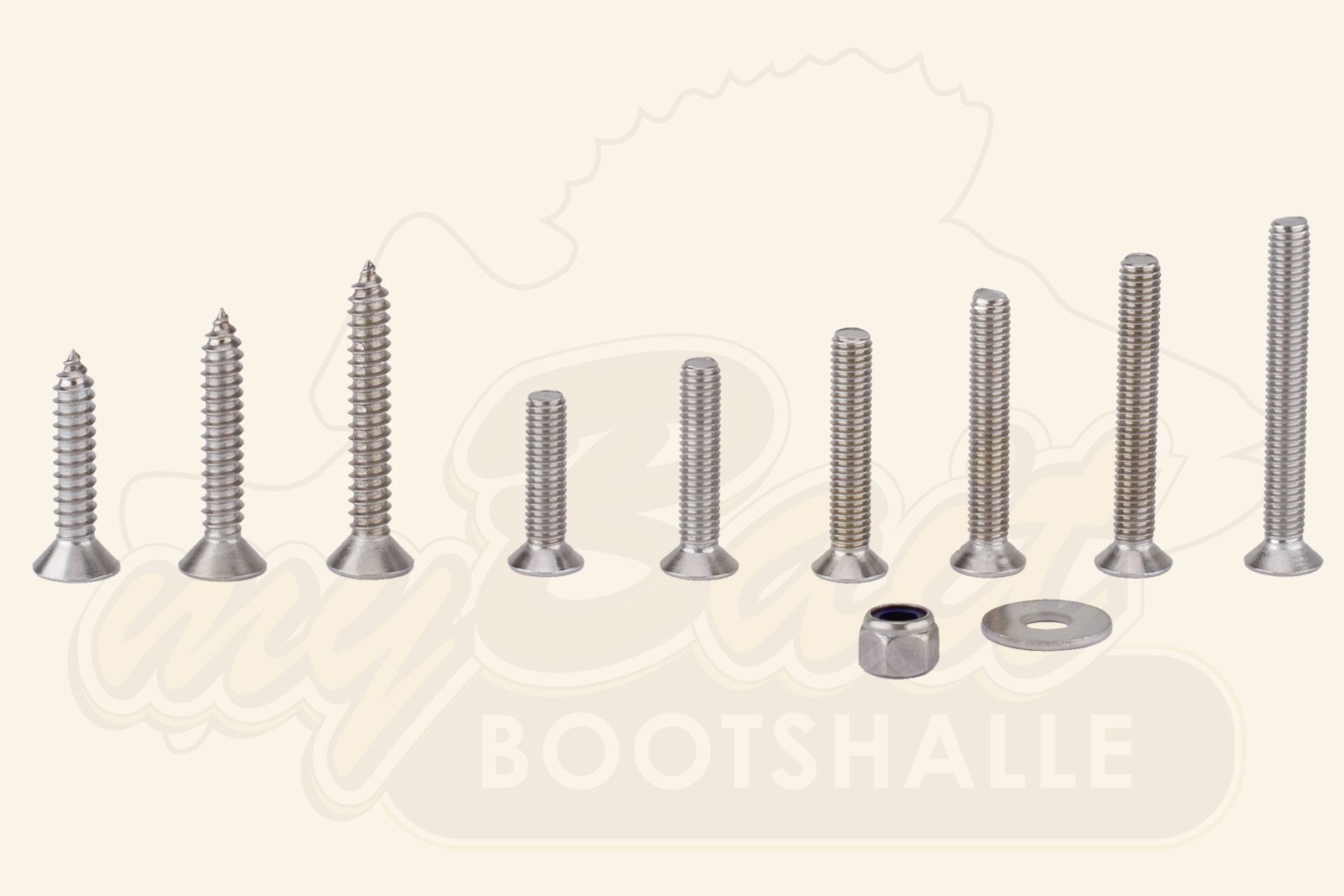 Edelstahl Schrauben Set für Bases