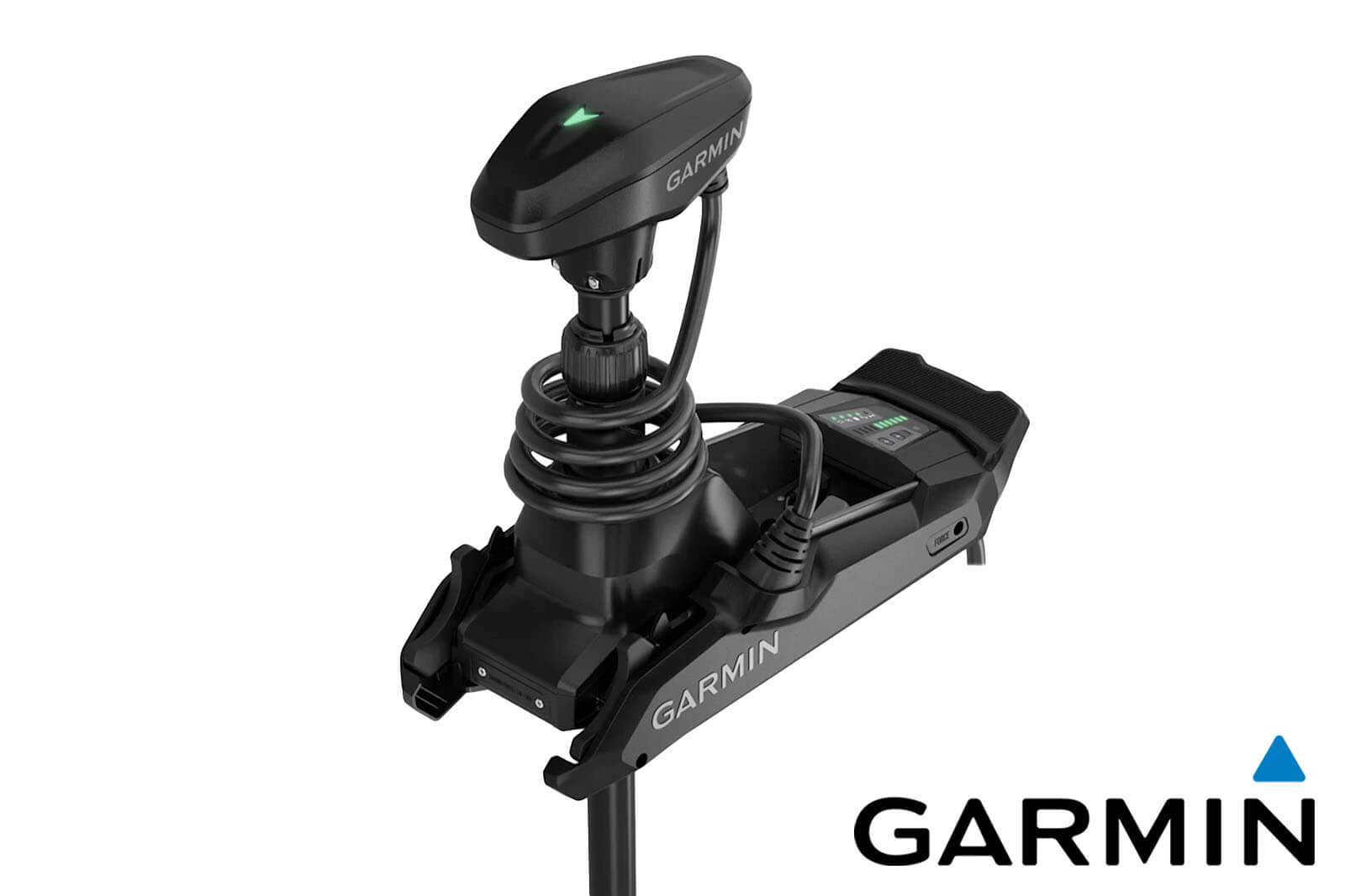 Garmin Force Kraken Elektromotor schwarz 121 cm  Frontansicht