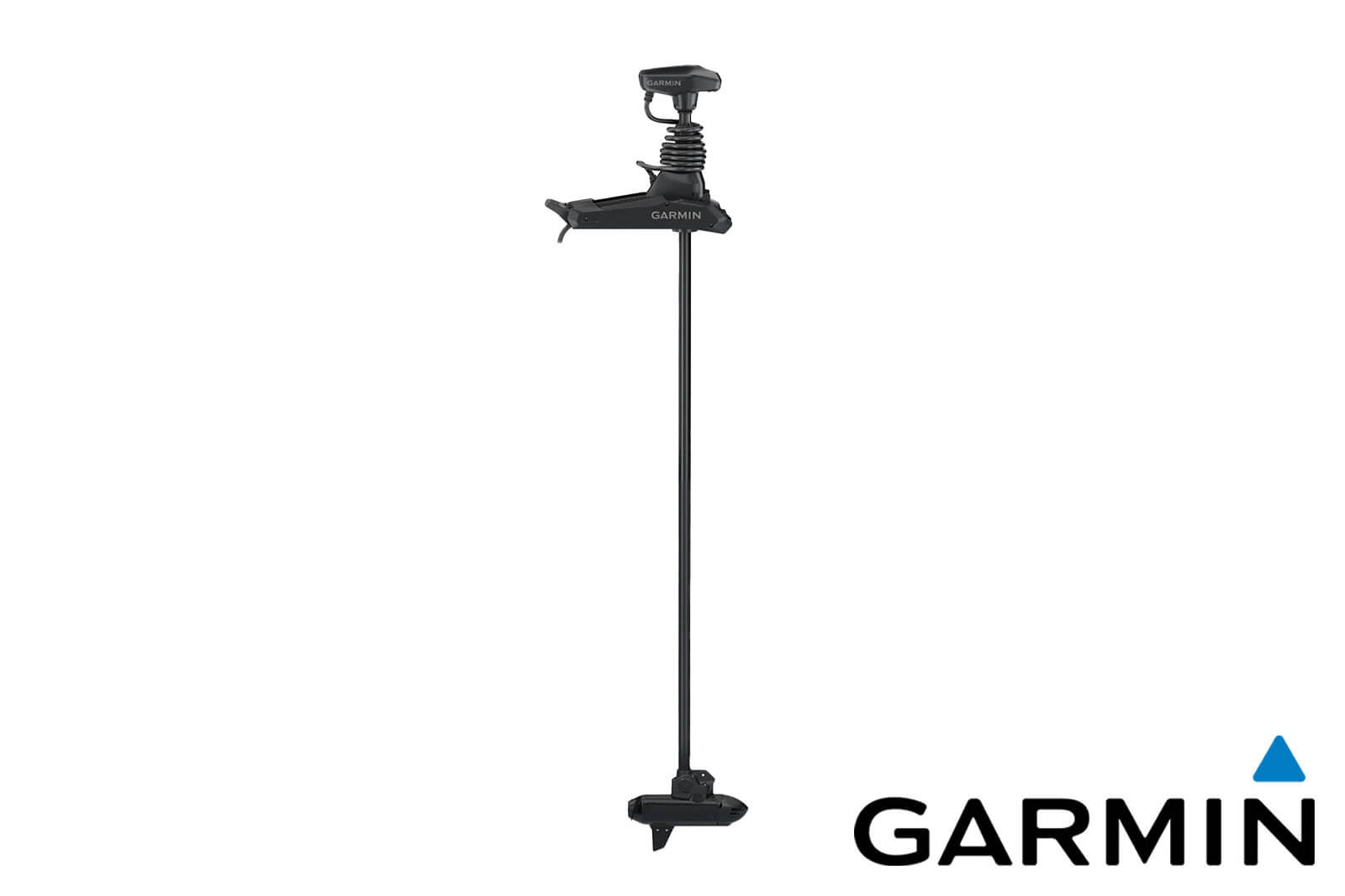 Garmin Force Kraken Elektro-Bootsmotor schwarz, Seitenansicht mit 228 cm Schaftlänge