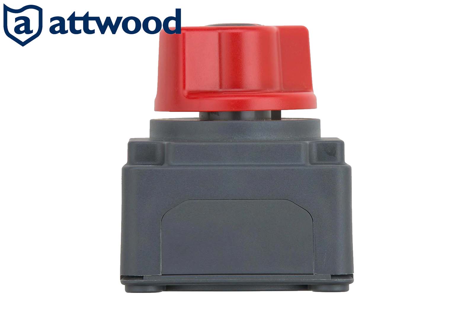 Attwood Batterieschalter für 2 Batterien Seitenansicht