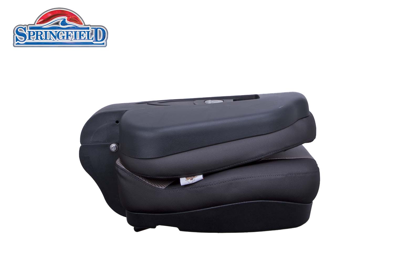 Springfield Fish Pro II High Back Bootssitz dunkelgrau 90 grad rechts zugeklappt