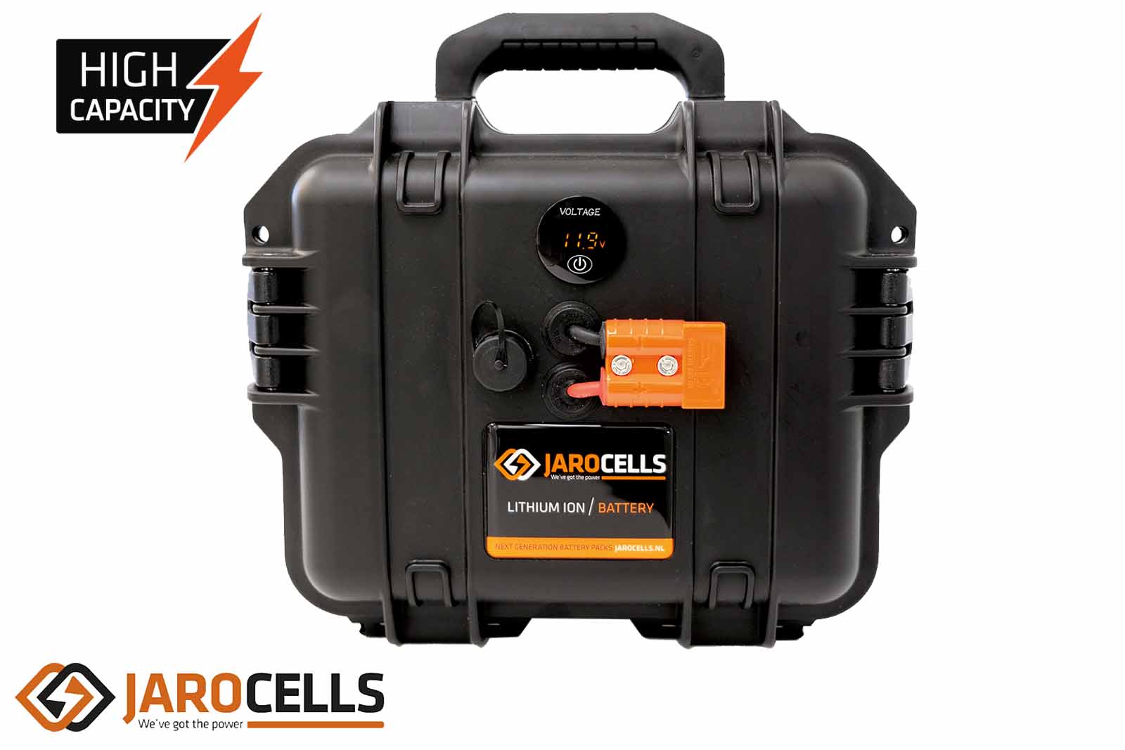 Jarocells Lithium-Ionen-Akku NMC-Hochleistungsbatterie, BTP Koffer