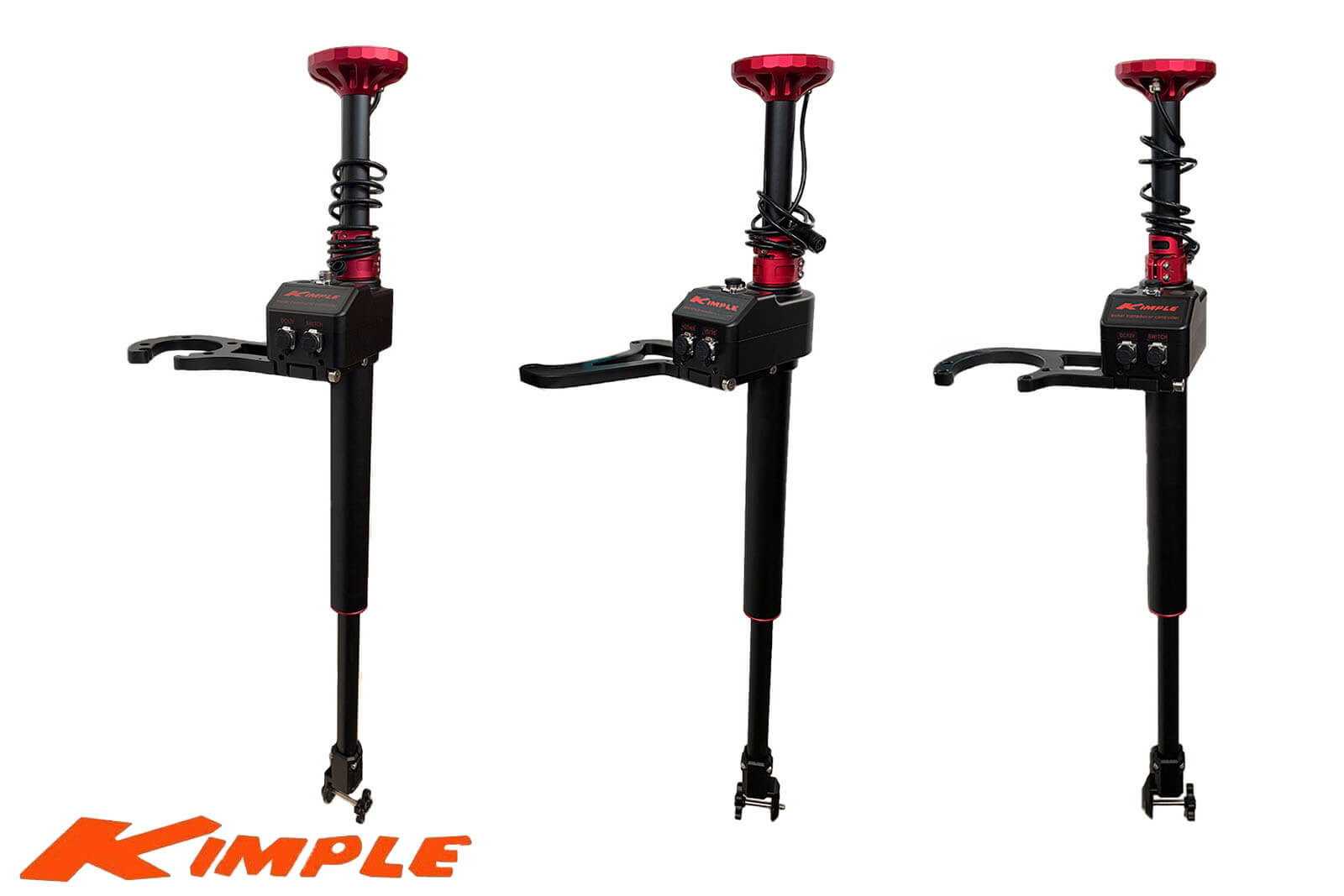 Kimple Foot Controlled Transducer Mount für Garmin, Lowrance und Minn Kota