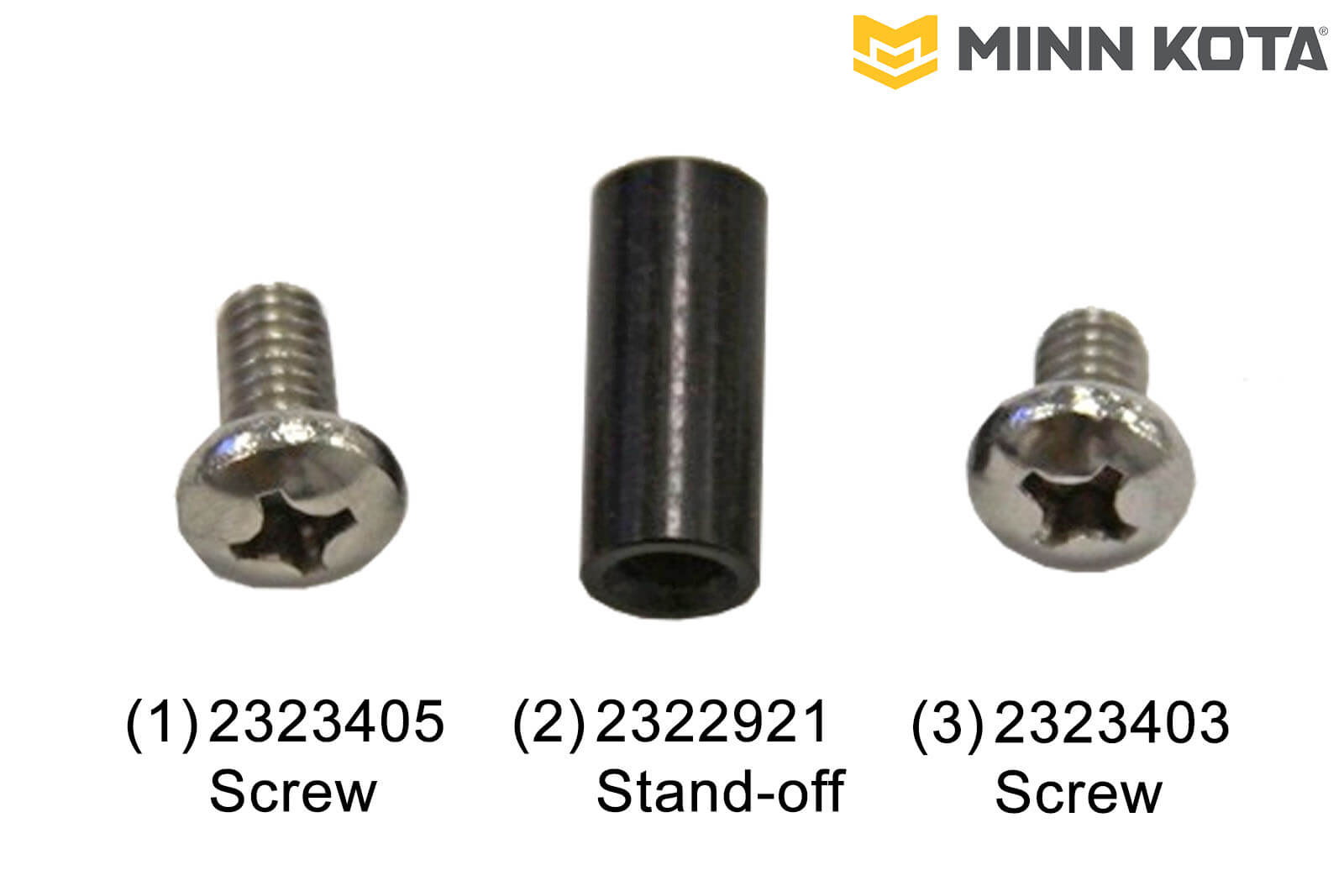 Minn Kota Stand-Off / Screw Kit, Terrova - 2323405, 2322921, 2323403