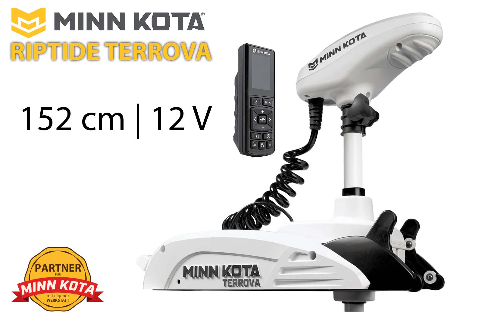 Minn Kota Riptide Terrova Elektro-Bootsmotor, 152 cm, 12 V