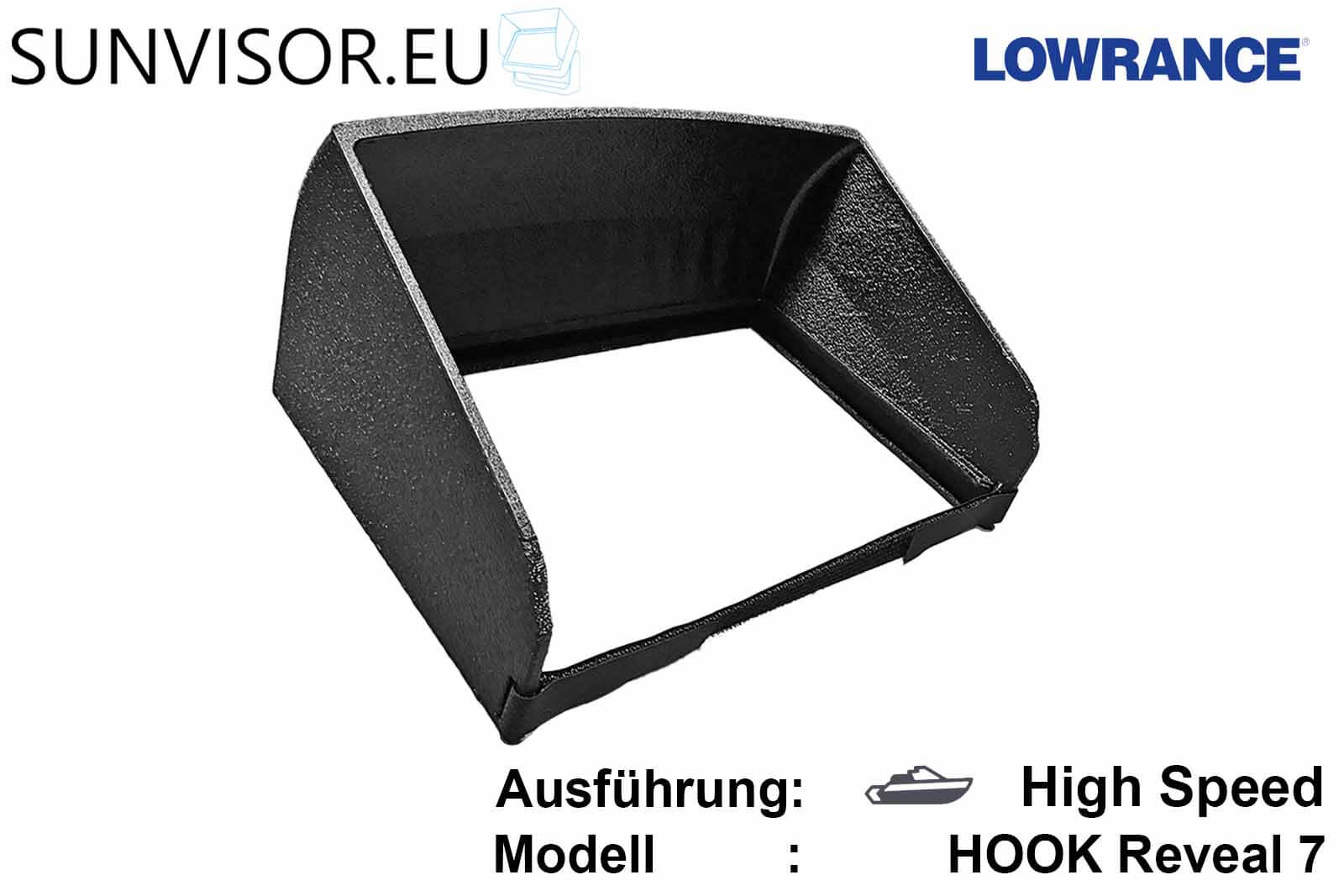 SUNVISOR Sonnenschutz für Lowrance Echolote