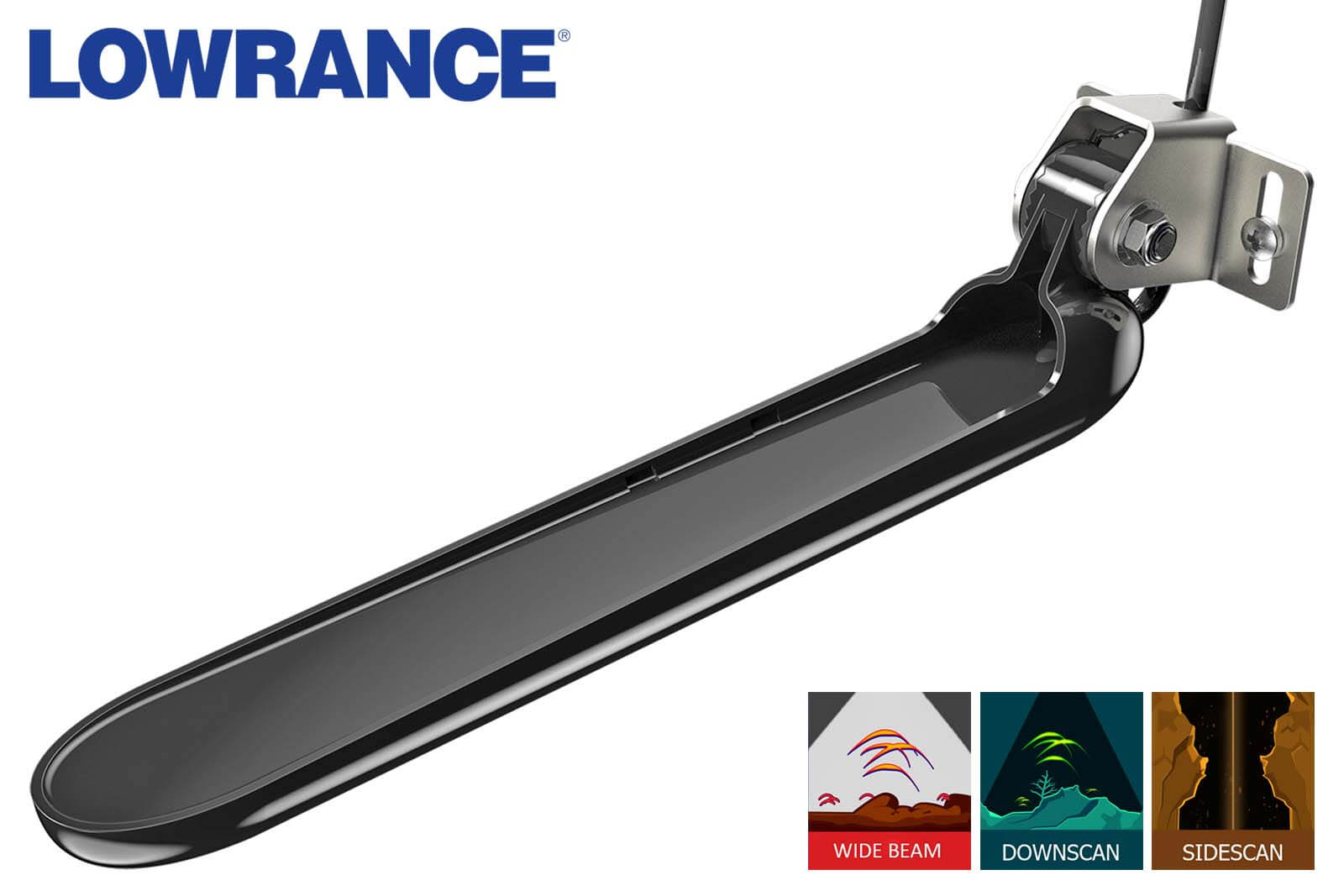 Lowrance TripleShot Skimmer Geber Hauptproduktbild