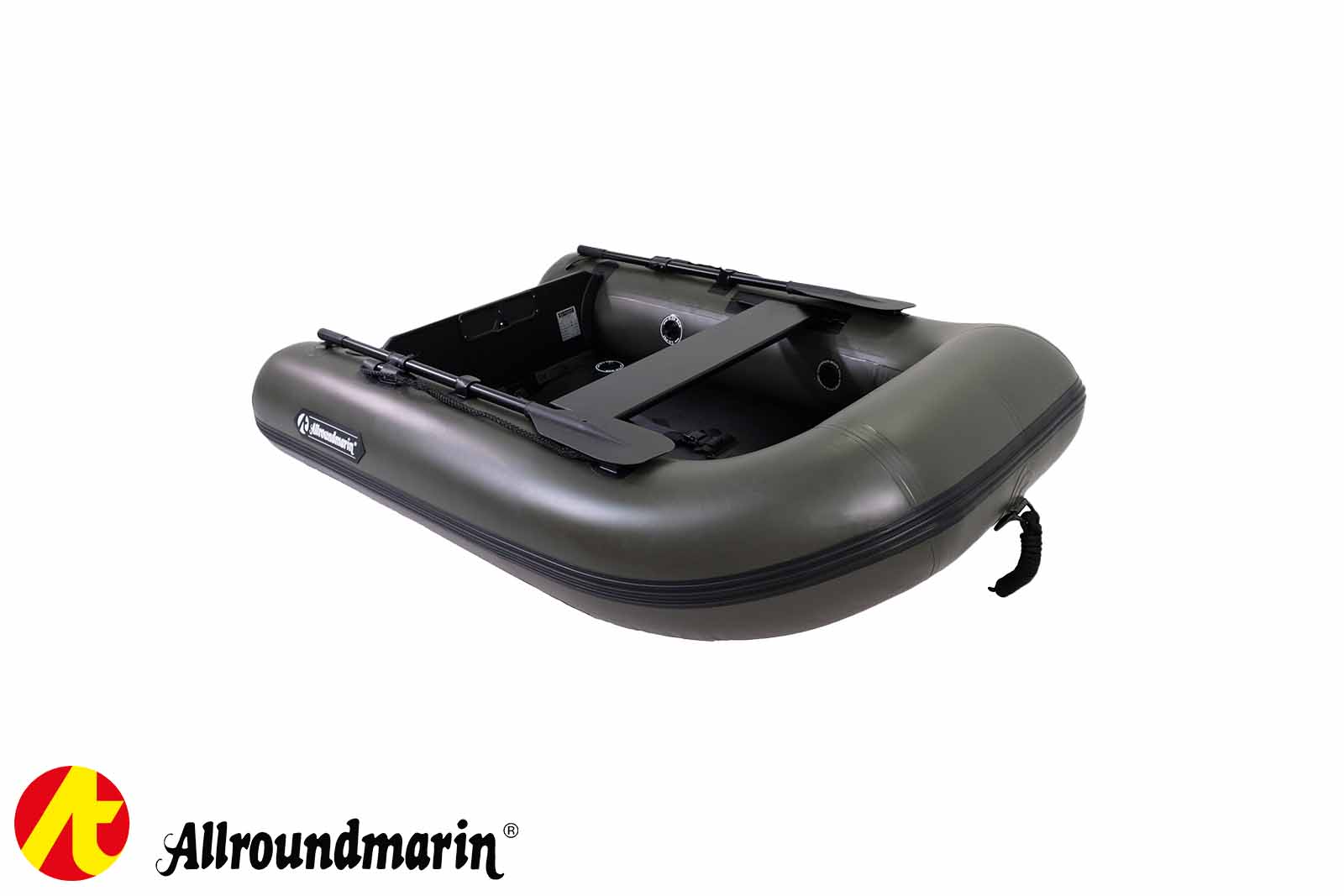 Allroundmarin Scout Schlauchboot 210 mit Luftboden Seitenansicht, schräg