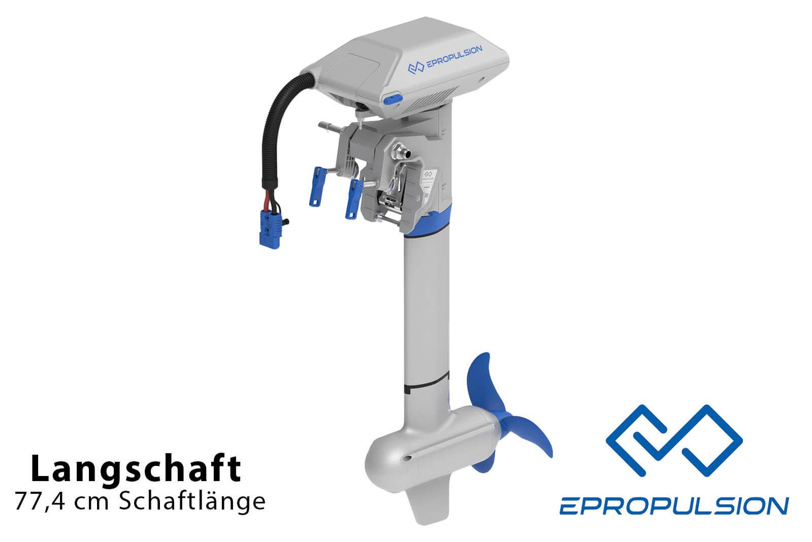 ePropulsion Navy 6.0 EVO Elektromotor Außenborder – Langschaft 77,4 cm Schaftlänge