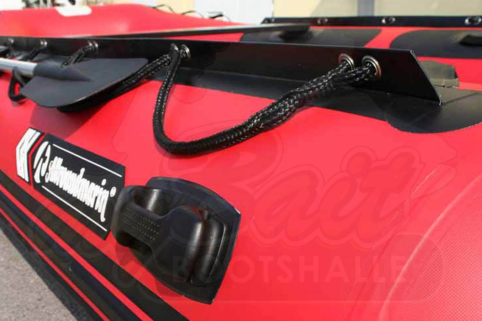 Allroundmarin Poker Heavy Duty Schlauchboot Detailansicht Tragegriffe und Süllrand