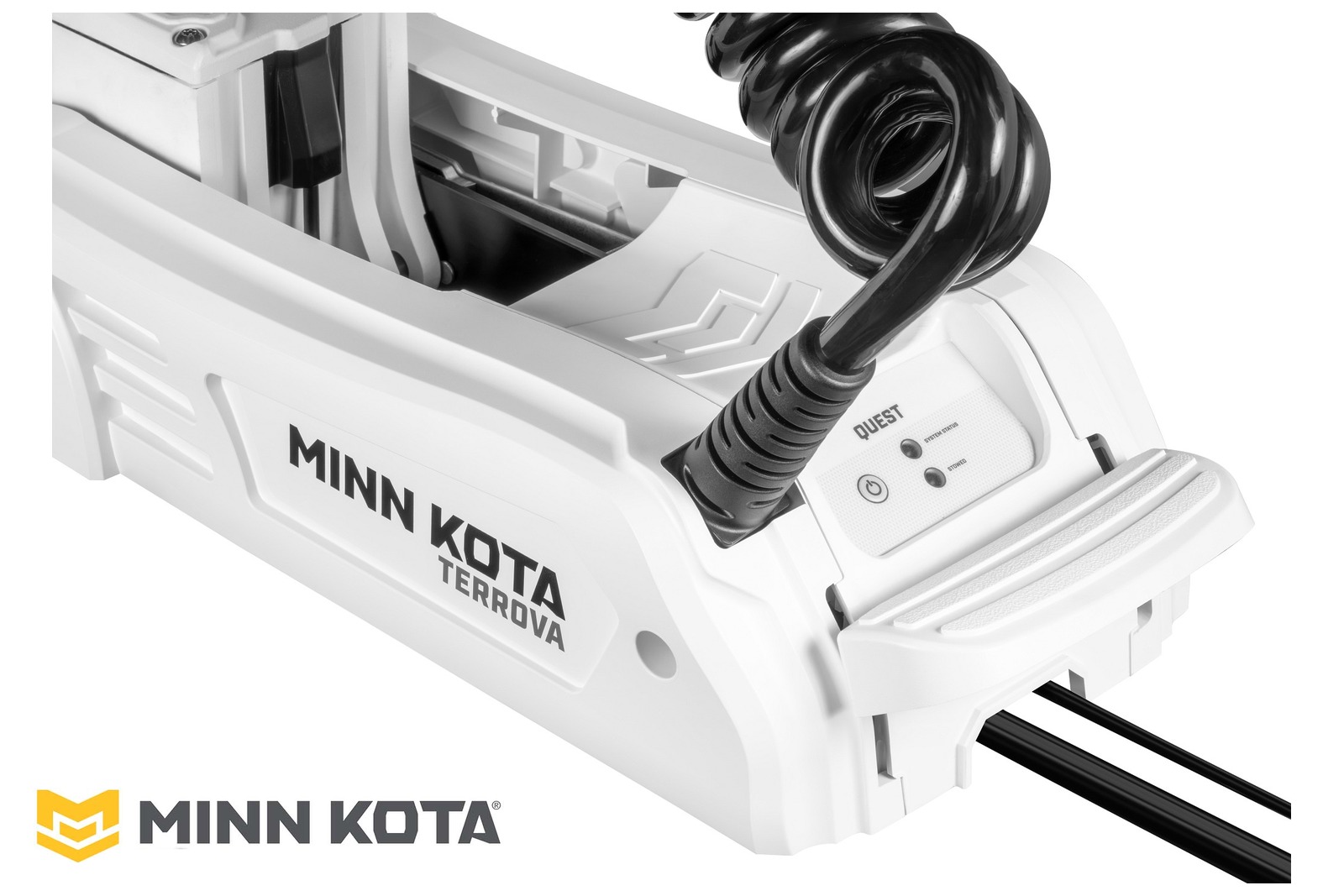 Minn Kota Riptide Terrova QUEST 2 Auslösehebel seitlich