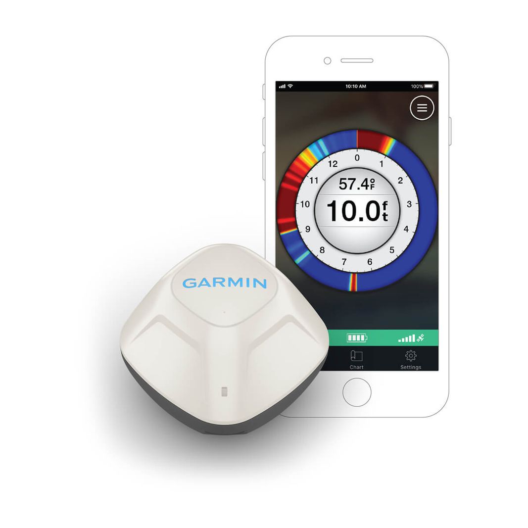 Garmin STRIKER Cast ohne GPS (weiß), Ansicht von rechts