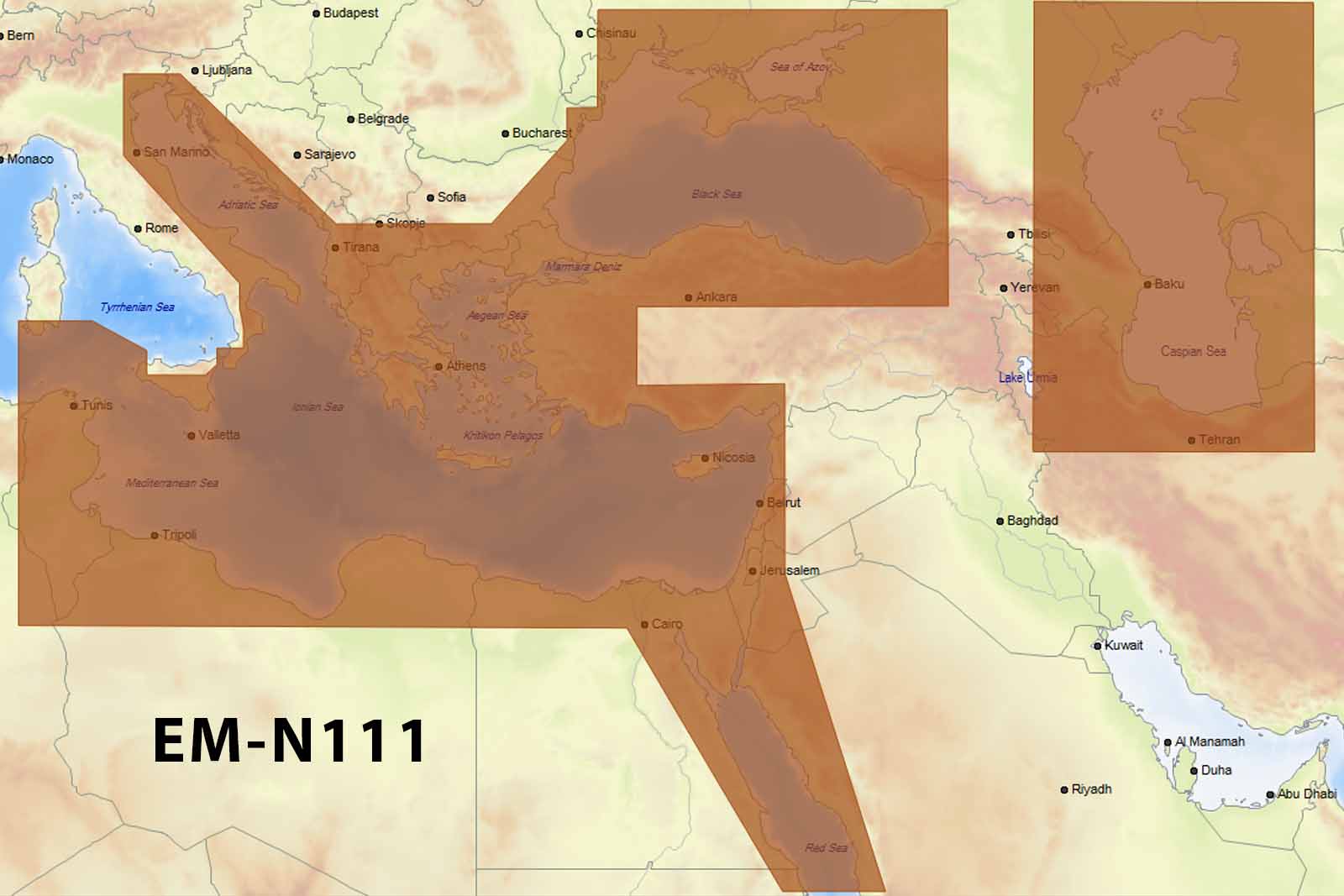 C-MAP MAX-N Seekarte EM-N111