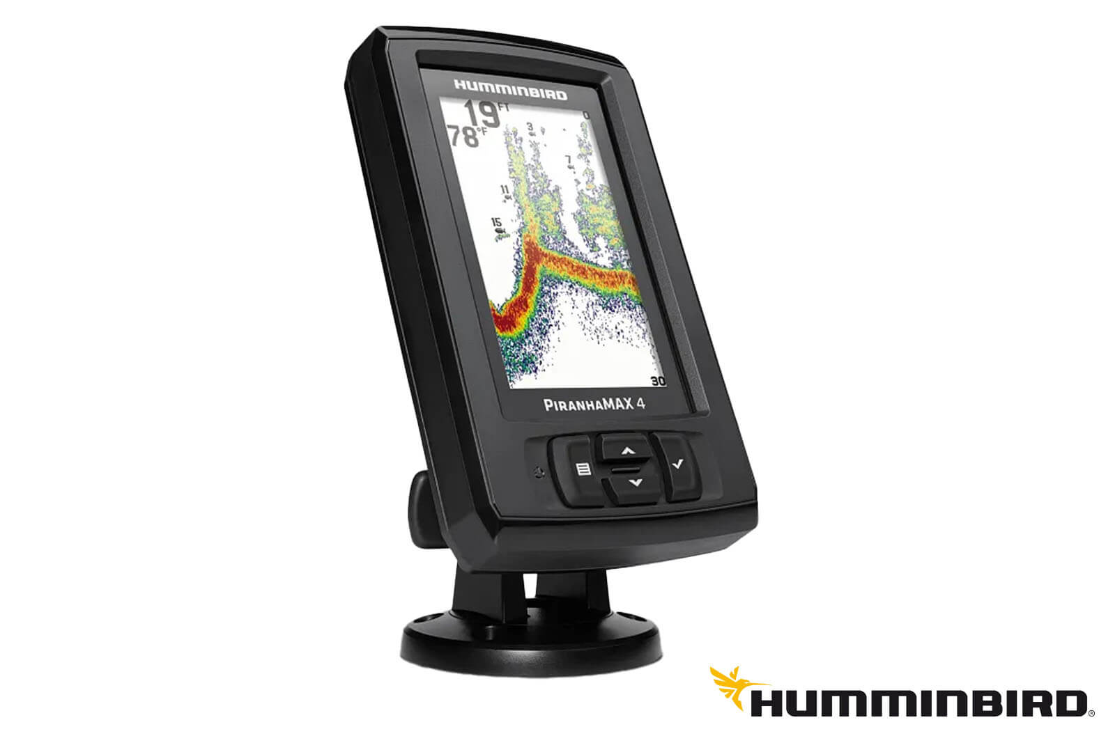Humminbird PiranhaMAX 4 Echolot Ansicht Rechts