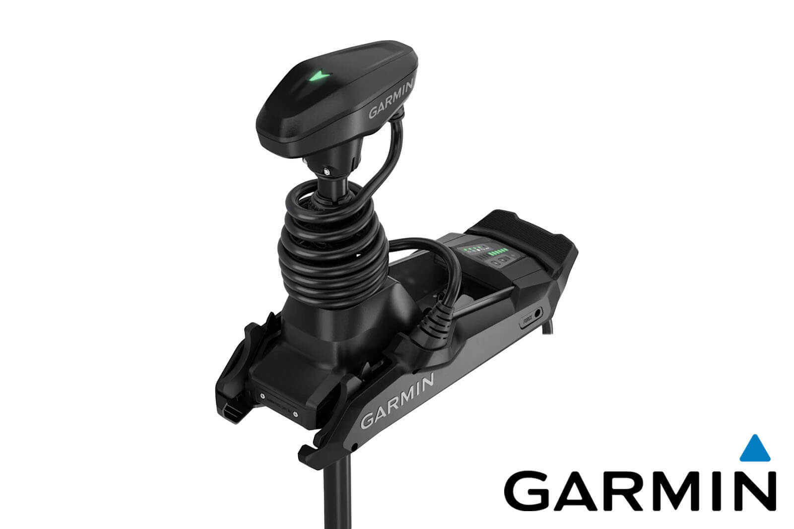 Garmin Force Kraken Elektromotor schwarz 228 cm  Frontansicht