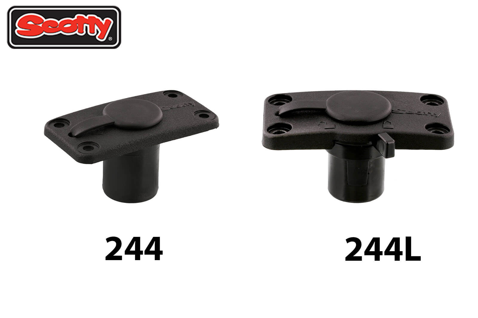Scotty-Aufnahme Einbaumontage 244 / 244L