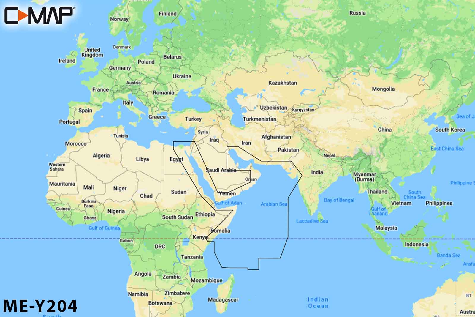 C-MAP REVEAL Seekarte