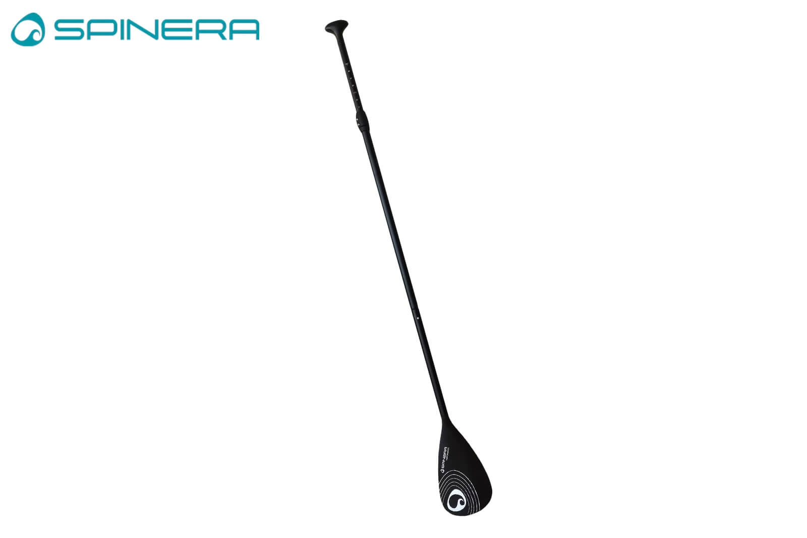 Spinera SUP Paddle aus Fiberglas zusammengebaut
