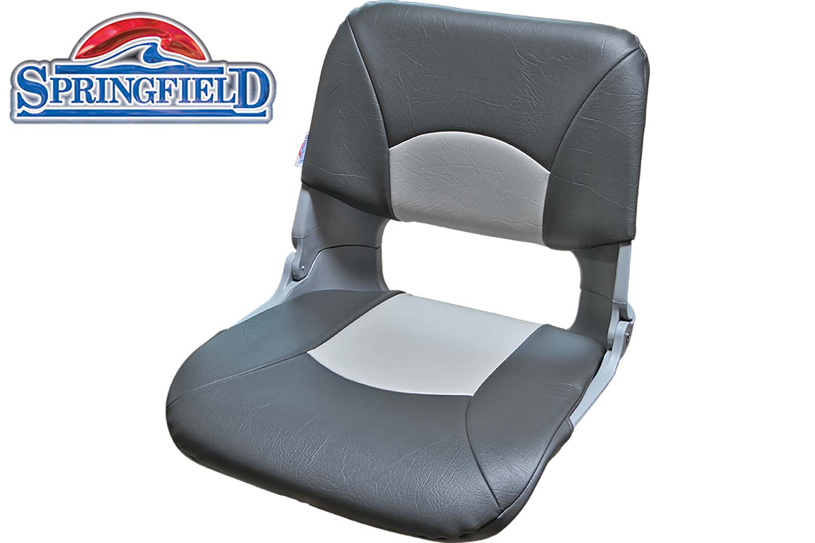 Springfield Marine Skipper Bootssitz in Grau/Charcoal schräge Vorderansicht