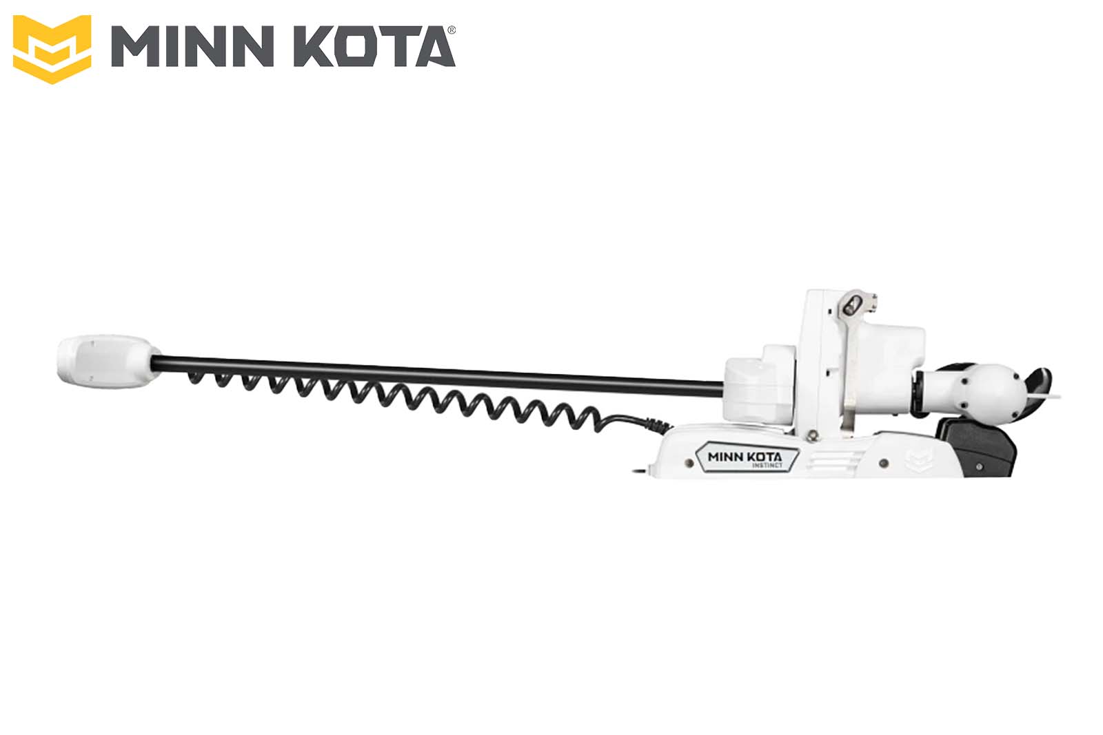 Minn Kota Riptide Instinct QUEST Elektro-Bootsmotor verstaut weiß