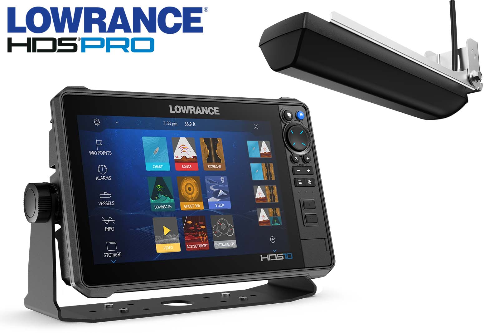 Lowrance HDS PRO Echolot mit Geber