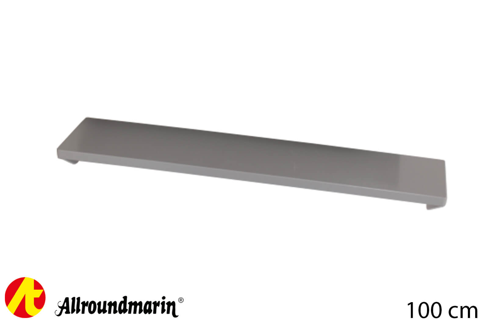 Allroundmarin Sitzbrett in Grau, 100 cm