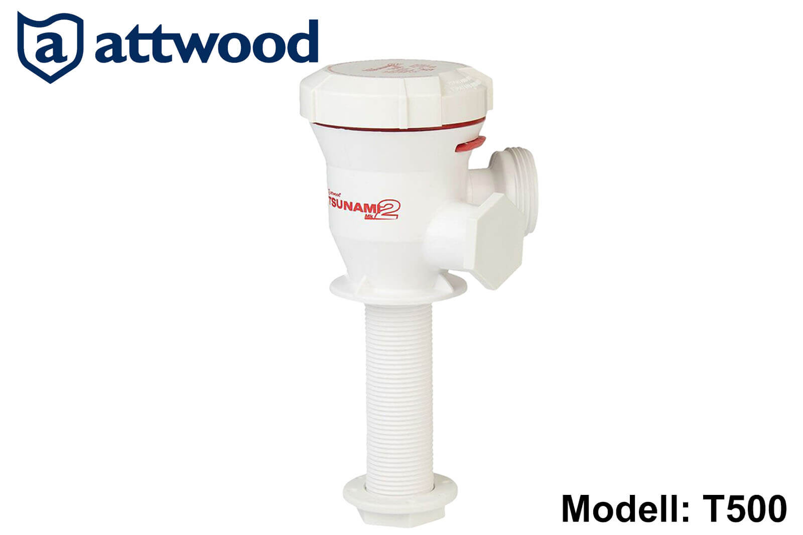 Attwood Mk2 Belüfter- | Livewellpumpe, T500