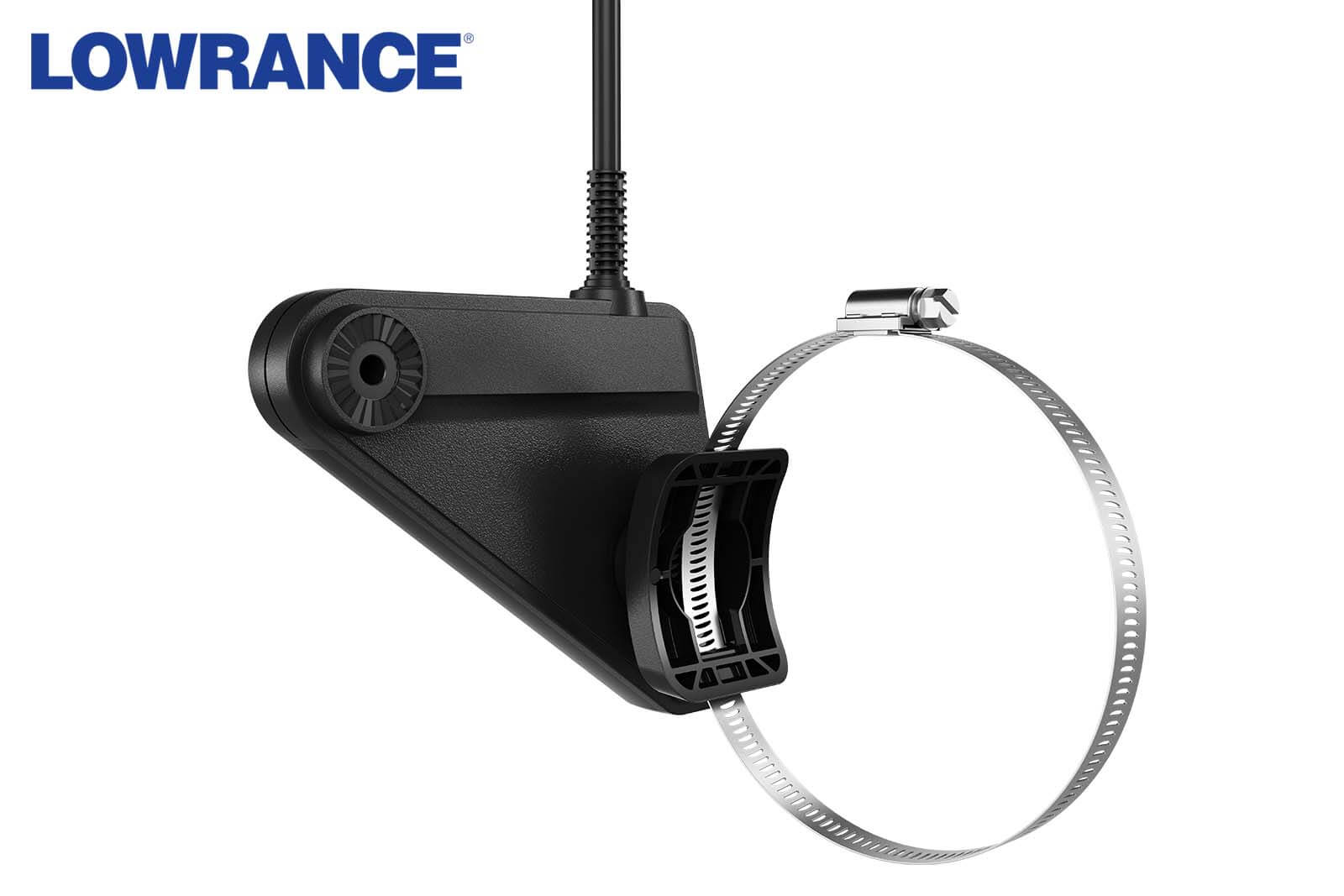Lowrance Eagle Eye Live XDCR Geber mit Motorhalterung Detailansicht