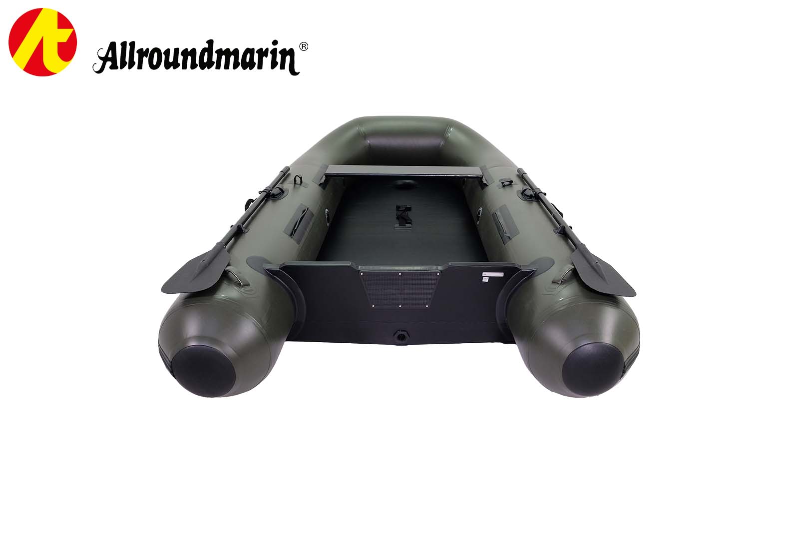 Allroundmarin Scout Schlauchboot 300 mit Luftboden Heckansicht