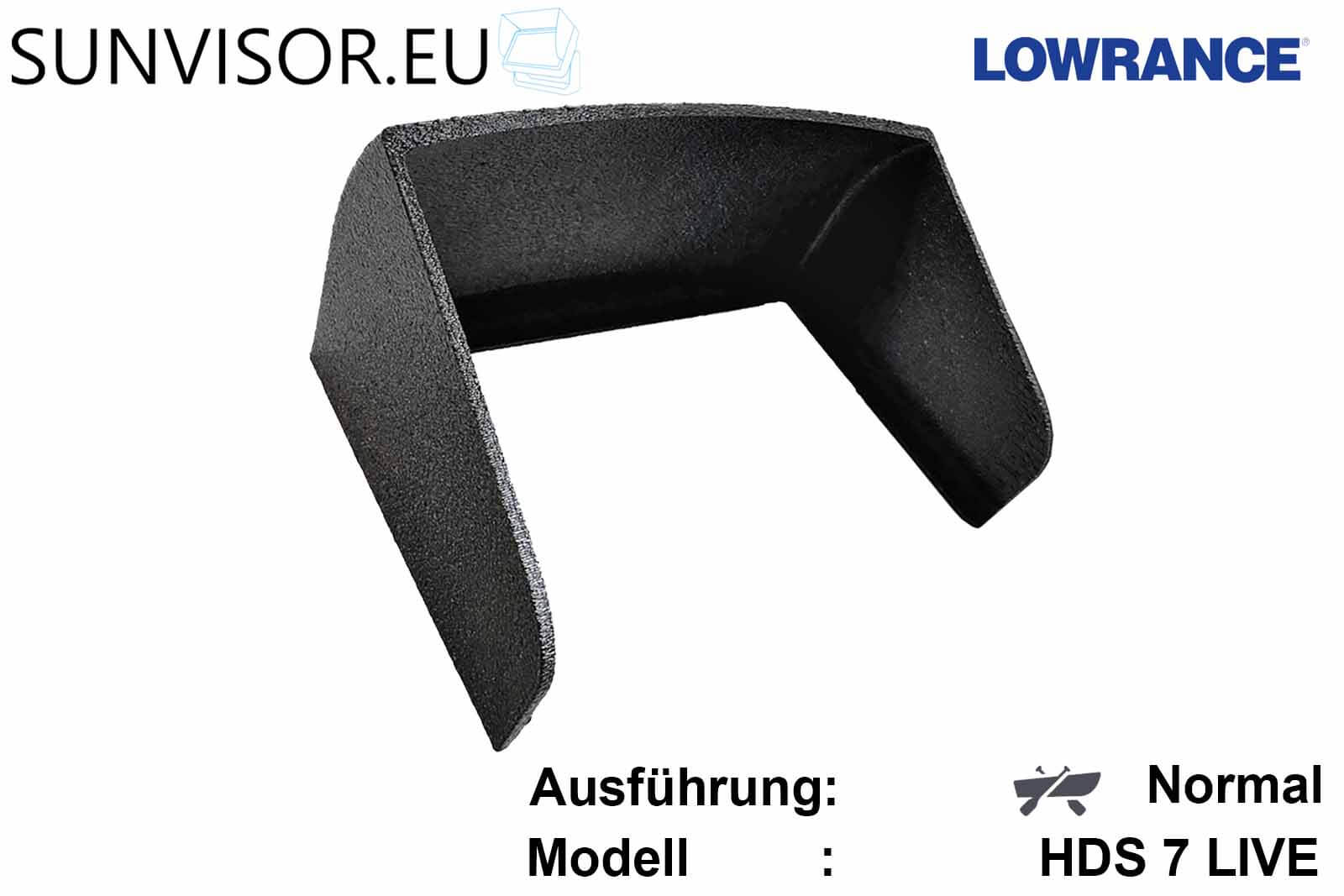 SUNVISOR Sonnenschutz für Lowrance Echolote