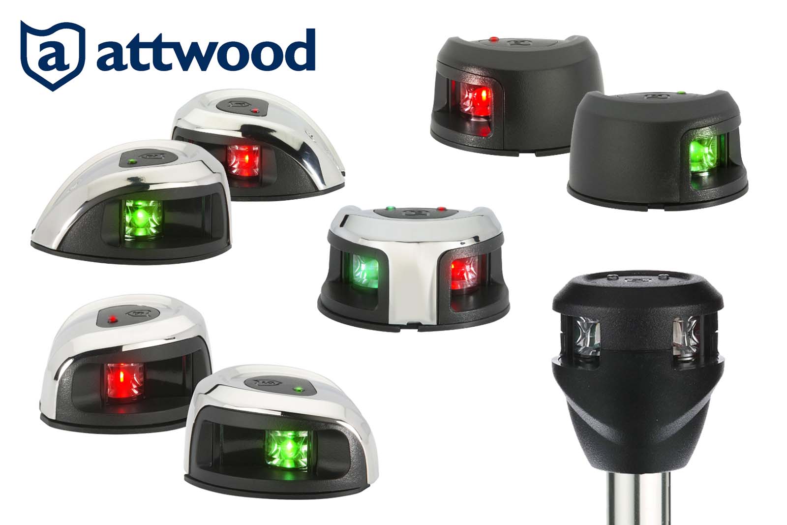 Attwood LightArmor LED-Positionslicht Aufbaumontage