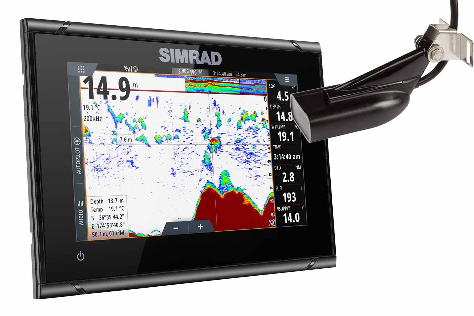 Simrad GO7 XSR Echolot