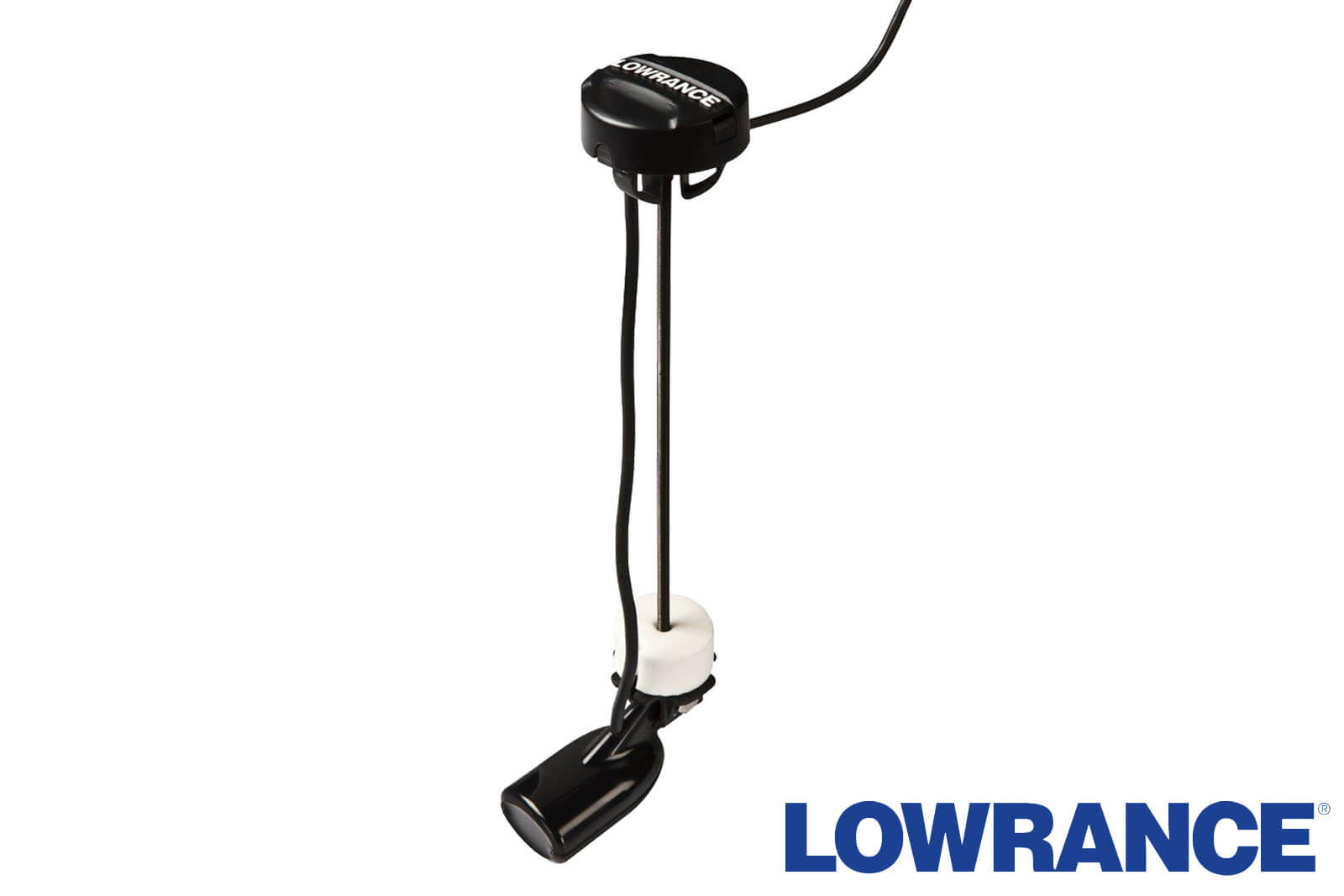 Lowrance Geberhalterung für Kajak Lenzloch montiert