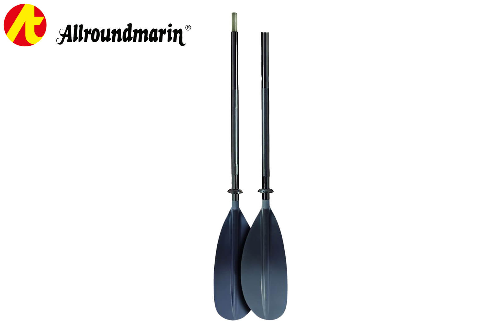 Allroundmarin Doppelpaddel aus Fiberglas, 230 cm, zerlegt