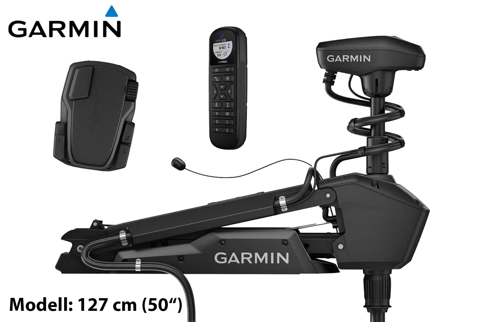Garmin Force Pro Elektro-Bootsmotor 127 cm mit Fernbedienungen