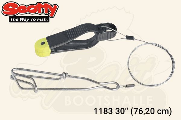 Scotty 1180 | 1183 Mini-Schnurklammer mit Stacker-Klemme Seilklemme