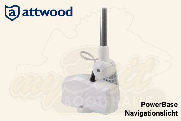 Attwood PowerBase – klappbare Halterung für Navigationslicht &amp; Antenne