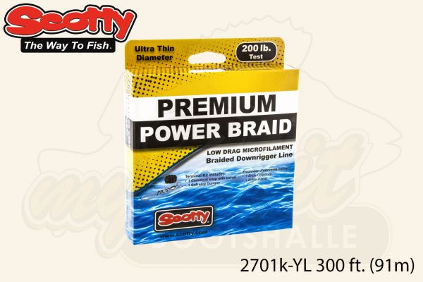 Scotty Premium Power geflochtene Schnur No. 2700k | 2701k | 2702k