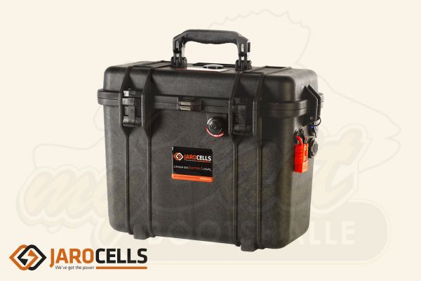 Jarocells Portable Lithium-Ionen-Batterie mit Bluetooth Batteriecomputer
