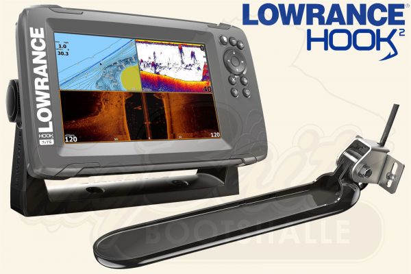 Lowrance Hook2-7x GPS inkl. TripleShot Geber